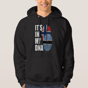 Sudadera Patrimonio De La Bandera Del Adn De La Mezcla Bots