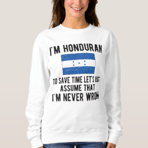 Sudadera Patrimonio hondureño Honduras Rota Bandera Hondur