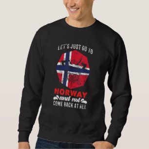 Sudadera Patrimonio noruego bandera de Noruega Escandinavia
