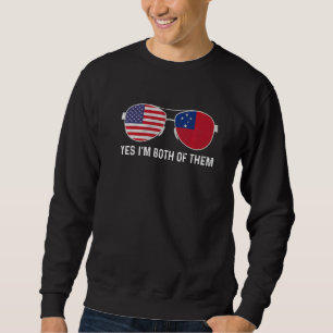 Sudadera Patrimonio patriótico de la bandera norteamericana