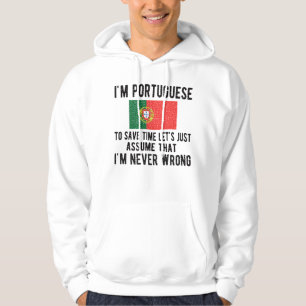 Sudadera Patrimonio portugués Portugal Rodea Bandera Portu