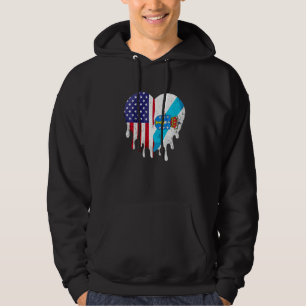 Sudadera Patriota Americano Gallego Crece País Derritiendo 