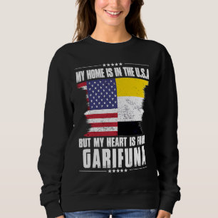 Sudadera Patriota Americano Garifuna Crece Orgulloso en Cas