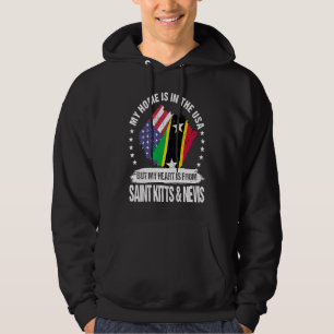 Sudadera Patriota Americano Kittiano Nevisiano Creció Mi Co