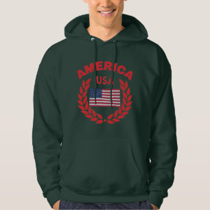 Sudadera Patriota de la bandera estadounidense original