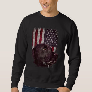 Sudadera Patriota del American Black Labrador del Laborator