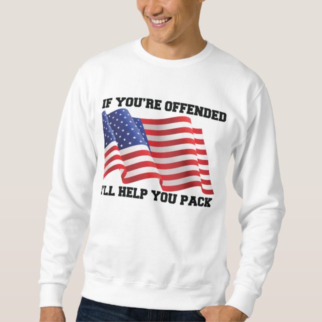 Sudadera patriota estadounidense (Anverso)