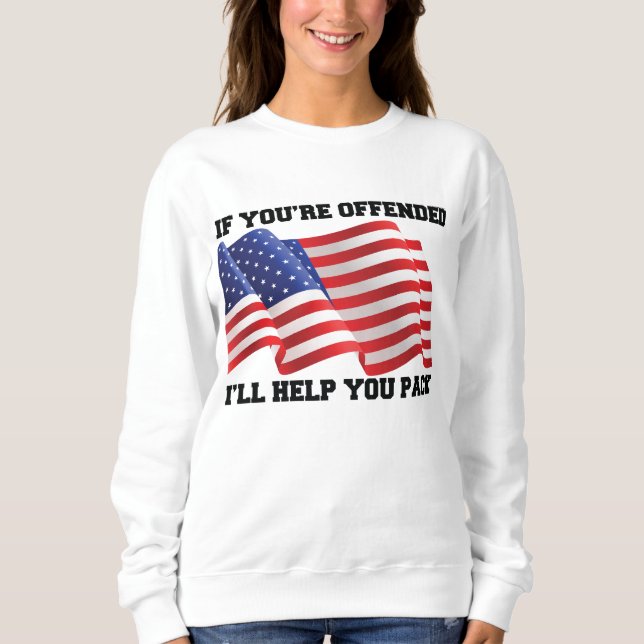 Sudadera Patriota estadounidense (Anverso)