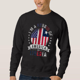 Sudadera Patriota estadounidense bandera de Liberia America