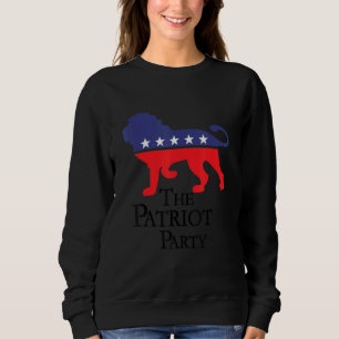 Sudadera Patriota estadounidense Fiesta León Conservador Pa