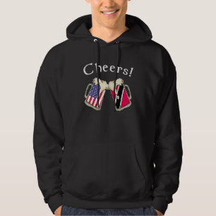 Sudadera Patriota Estadounidense Trinitense Orgullo de País