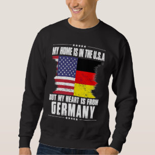 Sudadera Patriota germanoamericano criado con orgullo en ca