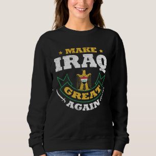 Sudadera Patriota iraquí bandera de Irak Bagdad ama Irak i