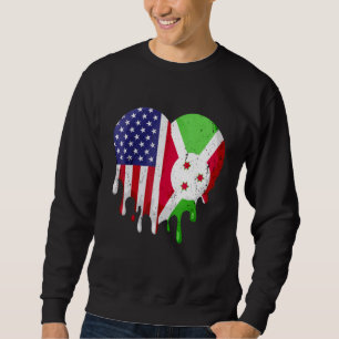 Sudadera Patriota norteamericano de Burundi cultivó el país