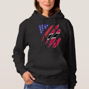 Sudadera Patriota trinitense norteamericano cultivó bandera