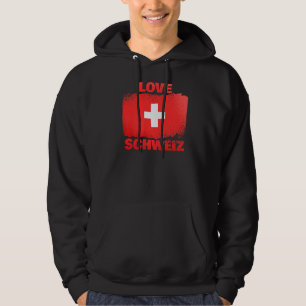 Sudadera Patriotas suizos Bandera Suiza Amor Schwe