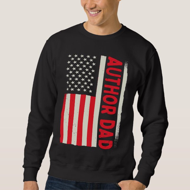 Sudadera Patriotic Book Writer Writing Publisher Blogger Au (Anverso)