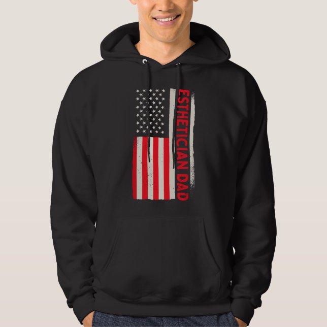 Sudadera Patriotic Cosmetics Makeup Cosmetologist Esthetici (Anverso)