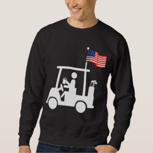 Sudadera Patriotic Golf Wear USA Strong Golf Cart