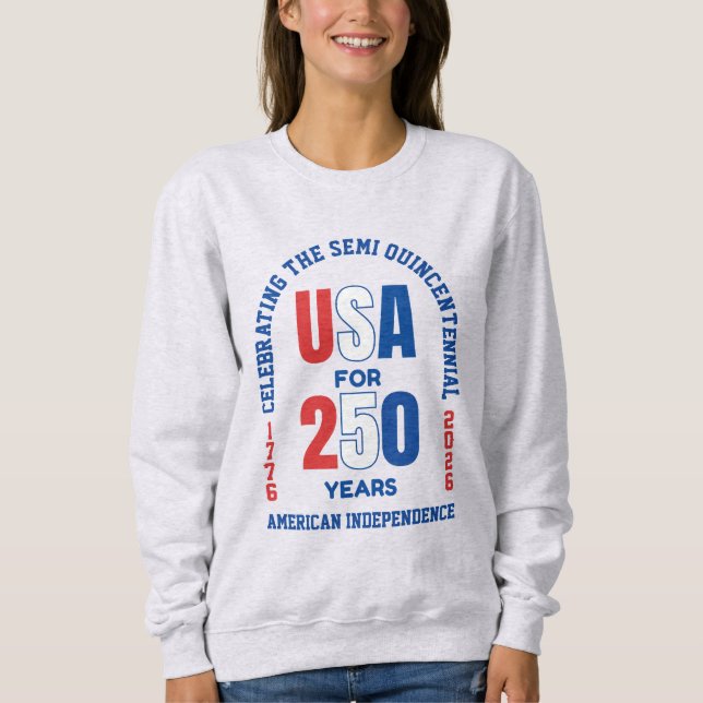 Sudadera  Patriotic July 4th 250th American Independence (Anverso)