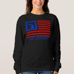 Sudadera Patriotic Michigan Upper Peninsula Great Lake Stat