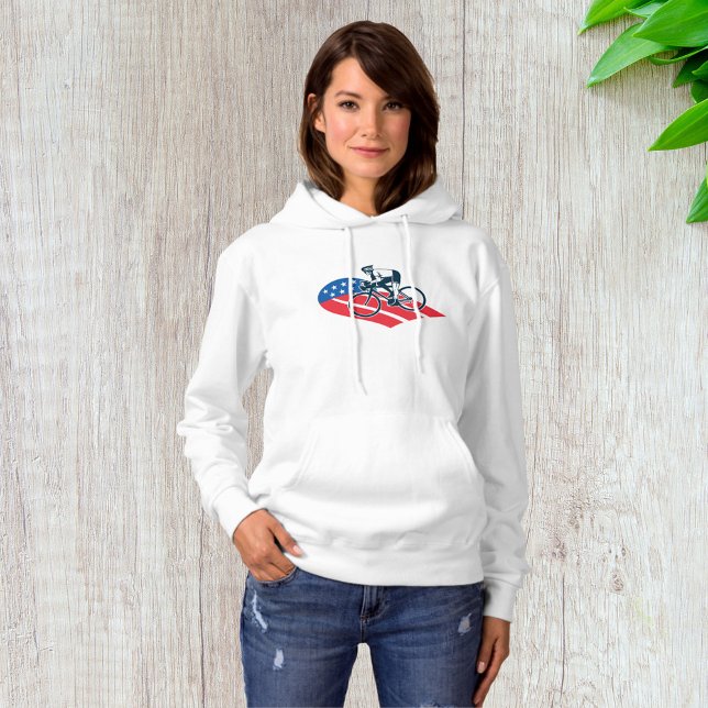 Sudadera Patriotic USA Ciclismo Bandera Americana Bike Ride (Subido por el creador)