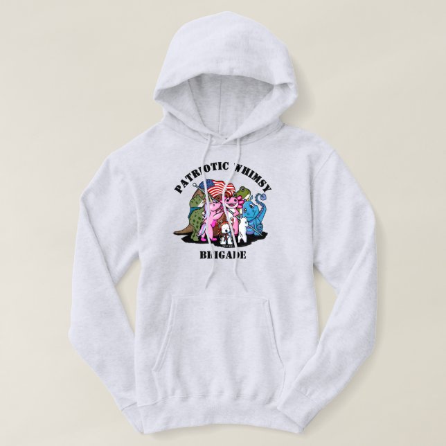 Sudadera Patriotic Whimsy Brigade (Diseño del anverso)