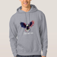 Sudadera Patriótica de Hombres Águila