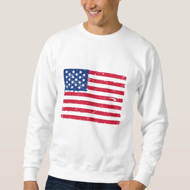 Sudadera Patriótica de los hombres (Anverso)