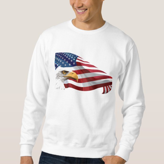 Sudadera Patriótica de los hombres (Anverso)