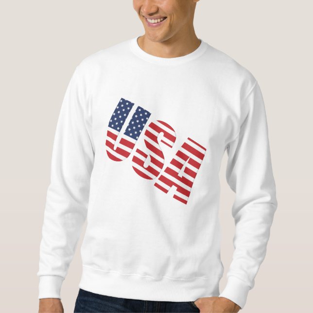 Sudadera Patriótica de los hombres (Anverso)