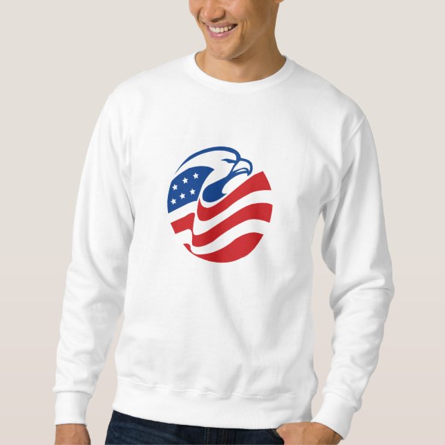 Sudadera Patriótica de los hombres (Anverso)