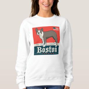 Sudadera Patriótico Boston Terrier