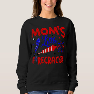Sudadera Patriótico del Pequeño Rastreador de Mamá el 4 de 