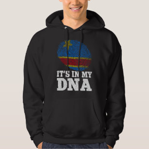 Sudadera Patriótico en la bandera del Congo en mi huella di