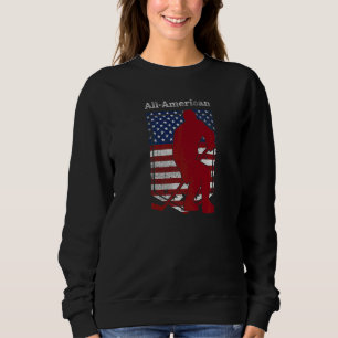Sudadera Patriótico Hockey Americano Total Vintage Angustia