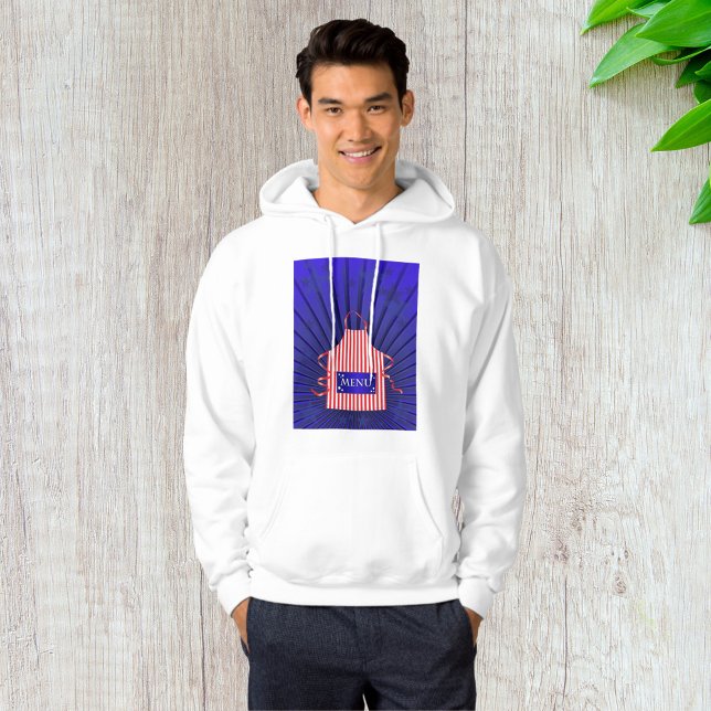 Sudadera Patriótico USA Chef Red White Blue BBQ Cocinar (Subido por el creador)