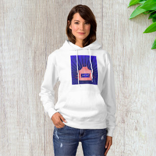 Sudadera Patriótico USA Chef Red White Blue BBQ Cocinar