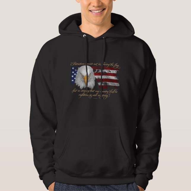 Sudadera Patriotismo justo (Anverso)