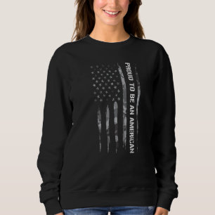 Sudadera Patriotismo Orgulloso De Ser Un Americano Bandera