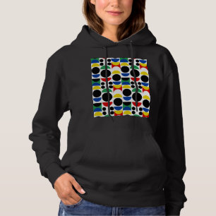 Sudadera Patrón Bauhaus escandinavo de mediados del siglo