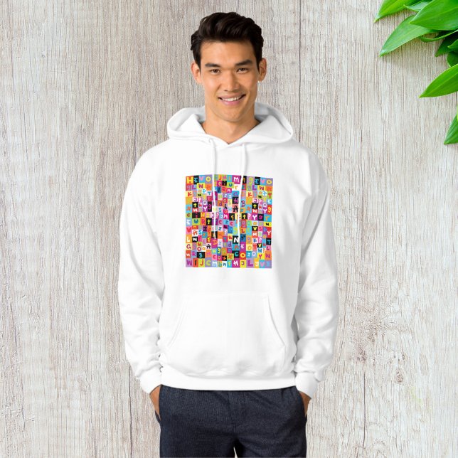 Sudadera Patrón de alfabeto de salto (Subido por el creador)