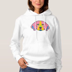 Sudadera Patrón de Beagle Arte Pop