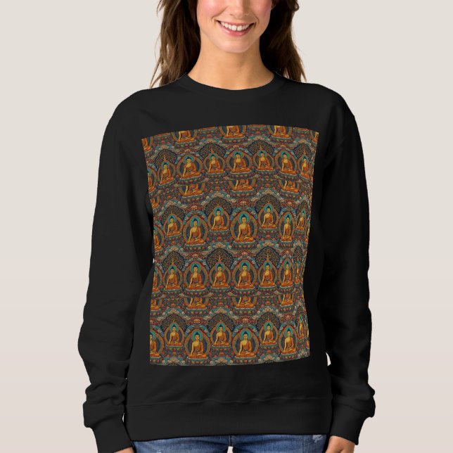 Sudadera Patrón de Buda (Anverso)