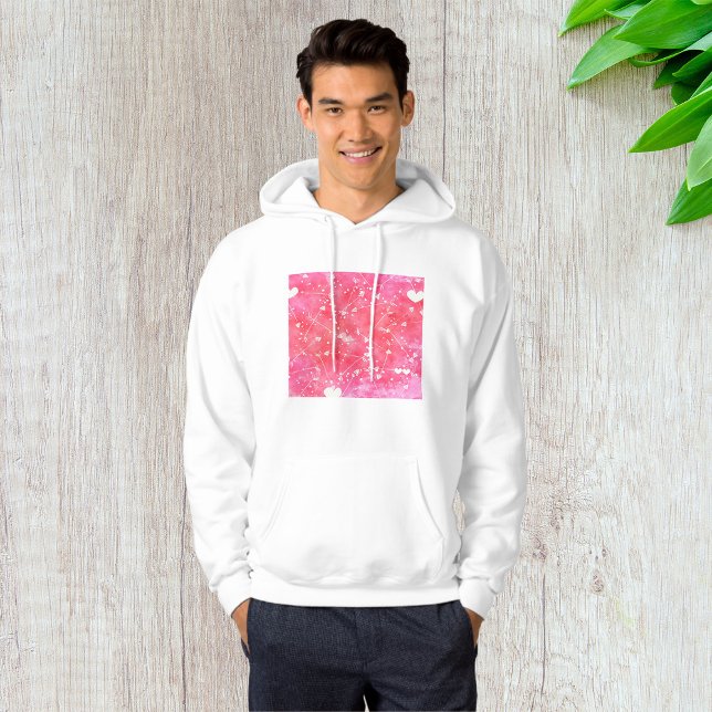 Sudadera Patrón de Corazones y Flechas Rosa de Color de Agu (Subido por el creador)