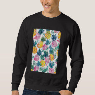 Sudadera Patrón de cosecha Art Fruta de la piña