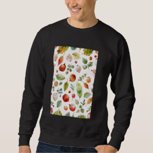 Sudadera Patrón de cosecha Art Hazelnut