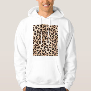 Sudadera Patrón de diseño de leopardo: Elegancia salvaje.