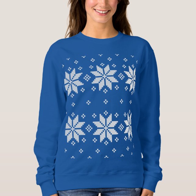 Sudadera Patrón de Feliz Navidad 5 (Anverso)