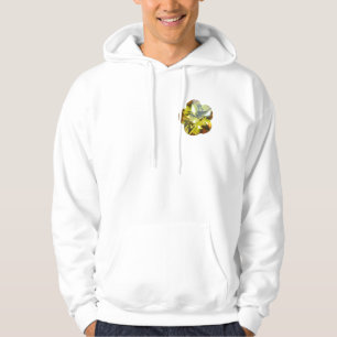 Sudadera Patrón de flor amarilla